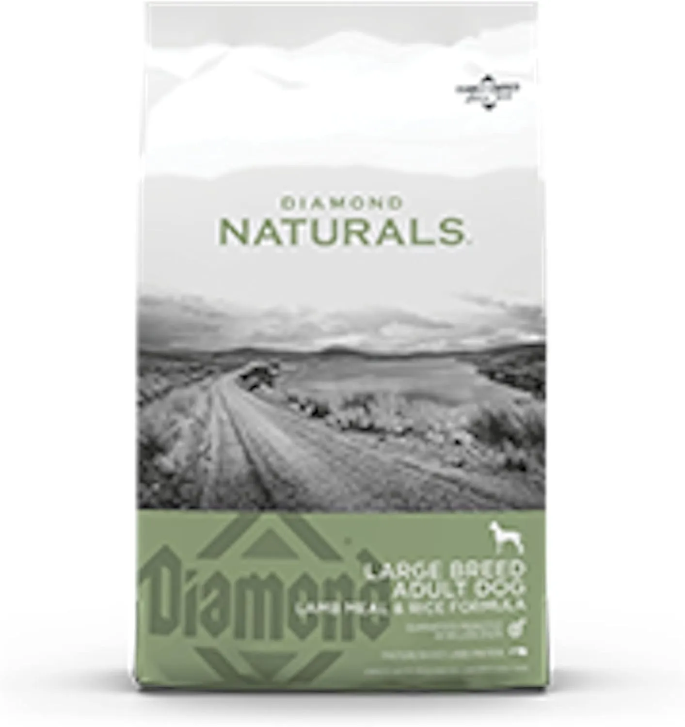 Diamond Naturals Large Breed Adult Dry Dog Food Lamb Meal and Rice Formula with Protein from Real Lamb, Probiotics and Essential Nutrients to Support Balanced and Overall Health in Adult Dogs 40lb