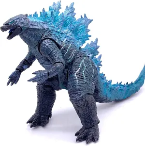 Dinosaur Doll Model Decoration - derived from Animal Movie Series Toys - with Multiple Movable Joints (Blue)