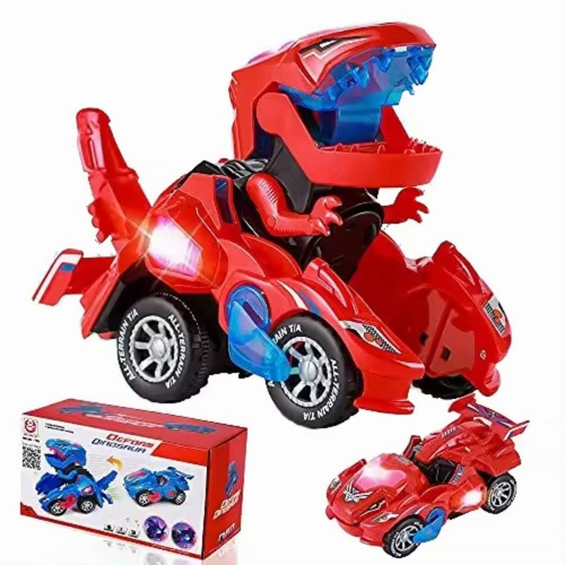 Dinosaur Transformation Car with Lights & Sounds