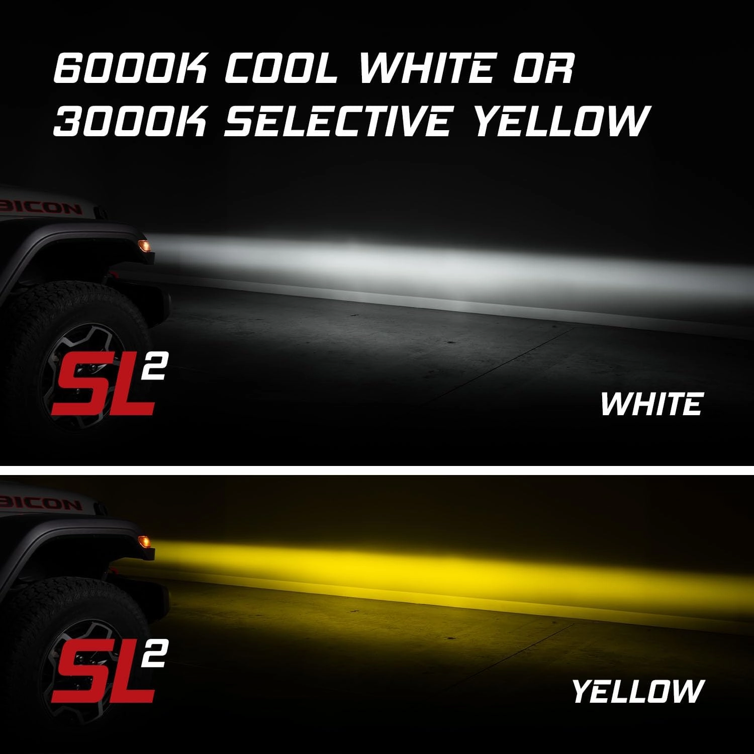 Diode Dynamics Fog Light LEDs compatible with Toyota Tacoma 2016-2023 (pair), SL2 White