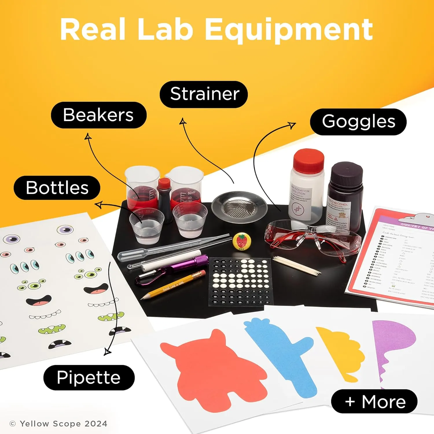 DNA & Traits Science Kit for Kids, STEM Kits for Girls and Boys, Educational & Fun for Ages 8-12