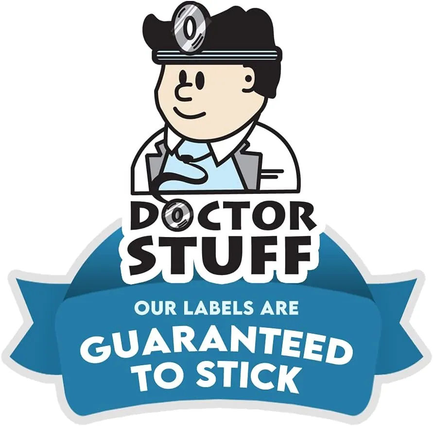 Doctor Stuff - File Folder Labels, Alphabet Letter H, File Doctor - FDAV Series Compatible Alpha Stickers, Orange, 1" x 1-1/4", 500/Roll