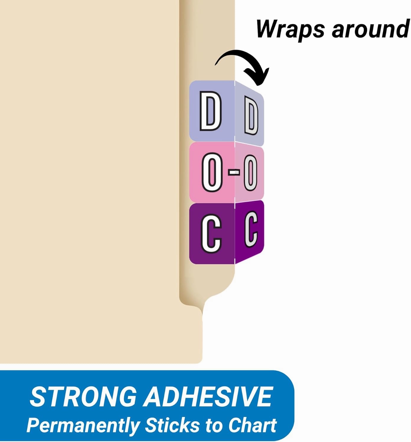 Doctor Stuff - File Folder Labels, Alphabet Letter H, Barkley FACPM - ACPM Series Compatible Alpha Stickers, Lime, 1" x 1-1/2", 500/Roll