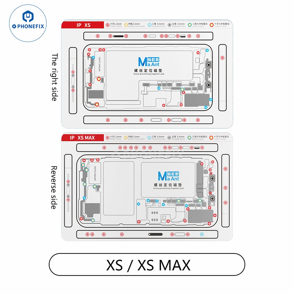 Double-sided Screw Positioning Magnetic Pad For iPhone X-15 Series