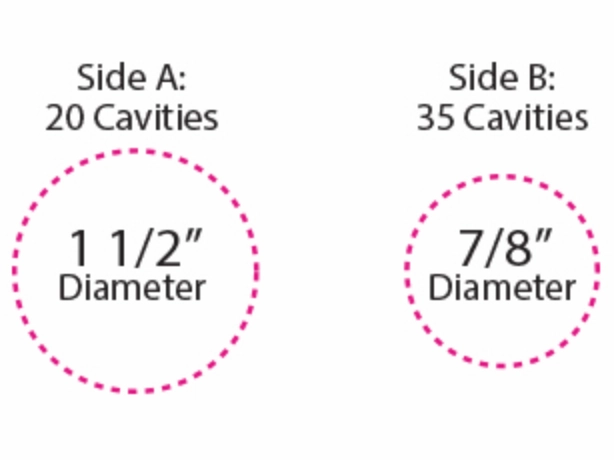Double Sided Standard & Mini Macaron Mat