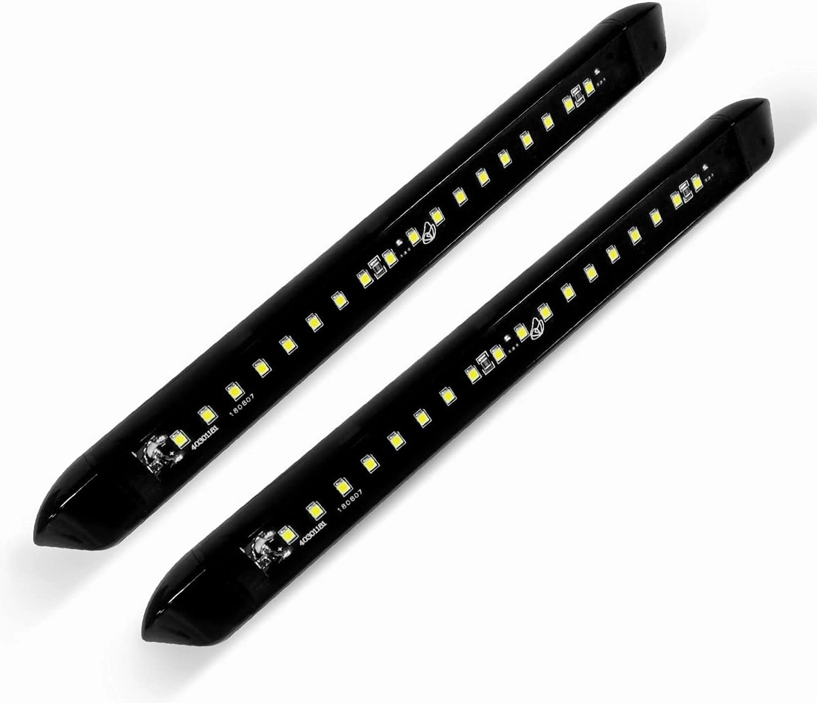 Dream lighting RV Exterior LED Porch Awning Lights 12v Slim Line Light Fixtures for Trailer Boat - 250lm Cool White Lighting 9.8in Pack of 2