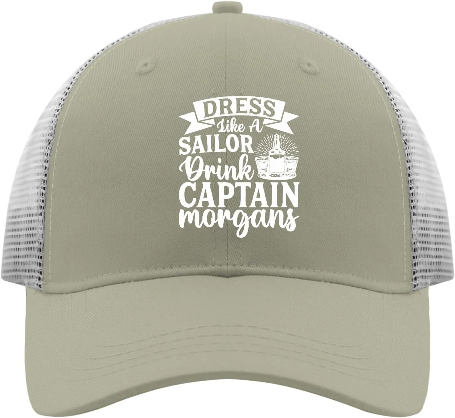 Dress Like A Sailor Drink Captain Morgans Baseball Cap Mountain Hat Fishing Hat Gifts for Grandma Sun Hats