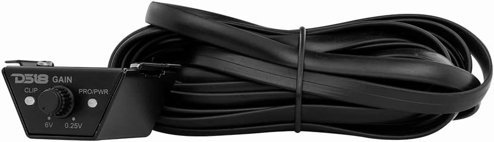 DS18 G4000.5D GEN-X Full-Range Class D 5-Channel Amplifier 4000 Watts Max Power 2/4 Ohm Stable, Bridgeable, High/Low Pass Filter - BASS Knob Included - Compact Amp for Speakers in Car Audio System