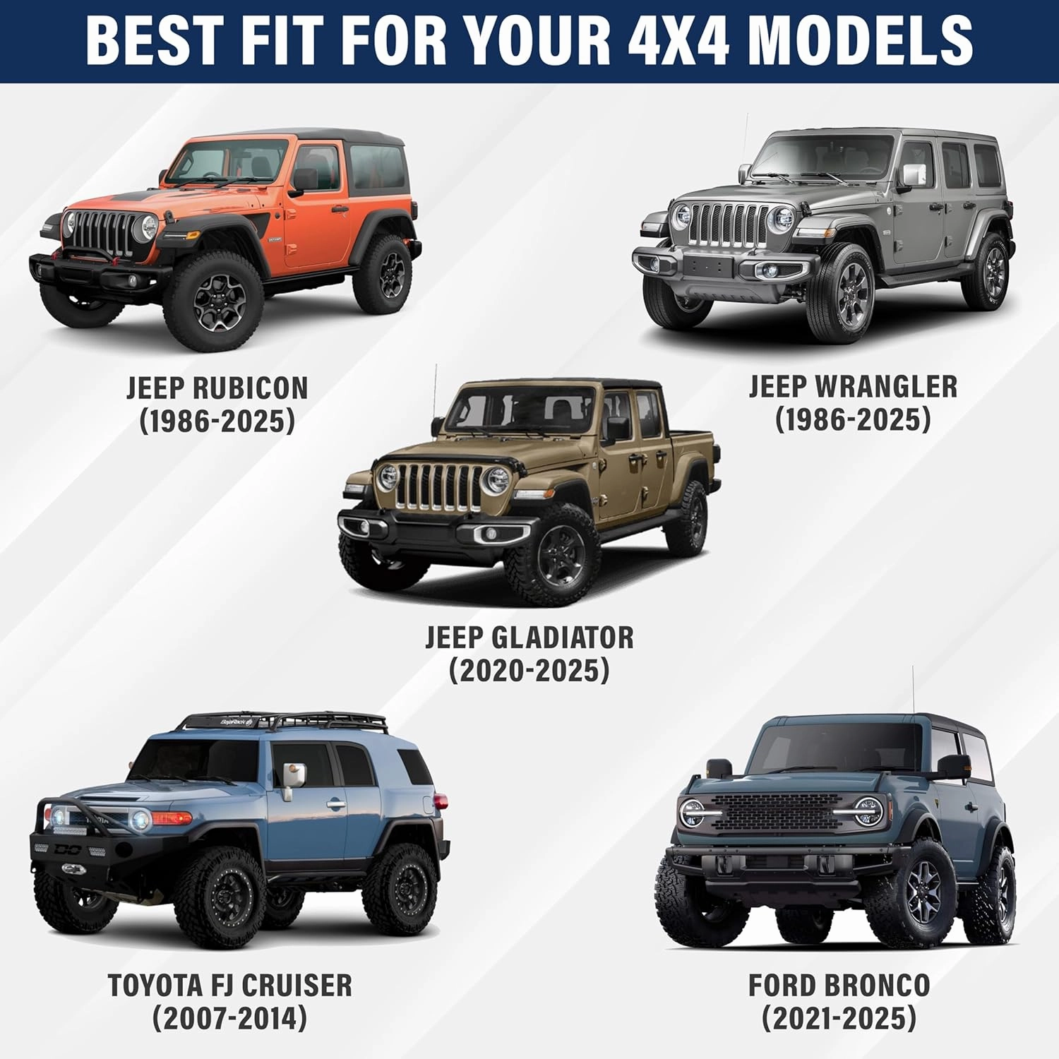 EcoNour Jeep Windshield Sunshade | Sun Visor for UV Rays & Heat Protection | Suitable for Wrangler, Compass, Gladiator & Renegade | Accessories for Jeep Wrangler | X-Small - 60x21 inches