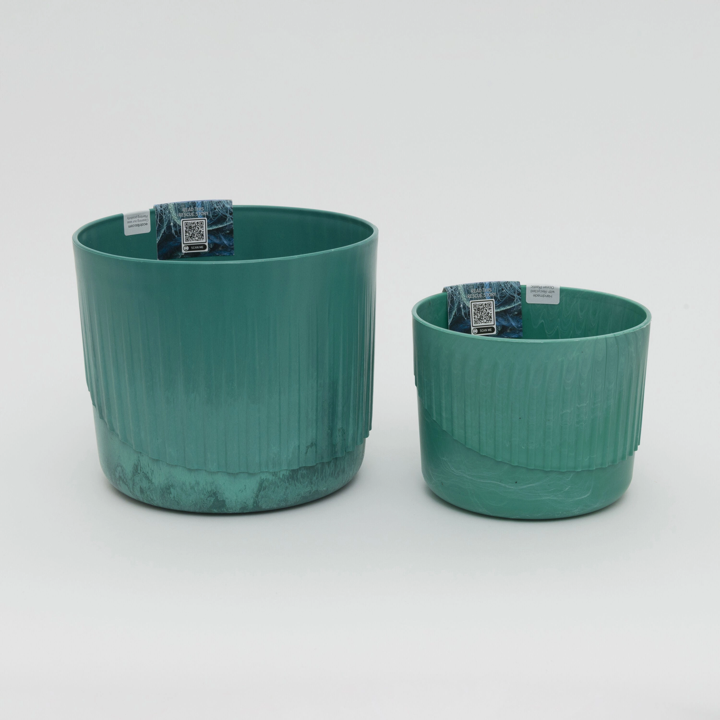 Ecotribo Large Ocean Plastic Plant Pot