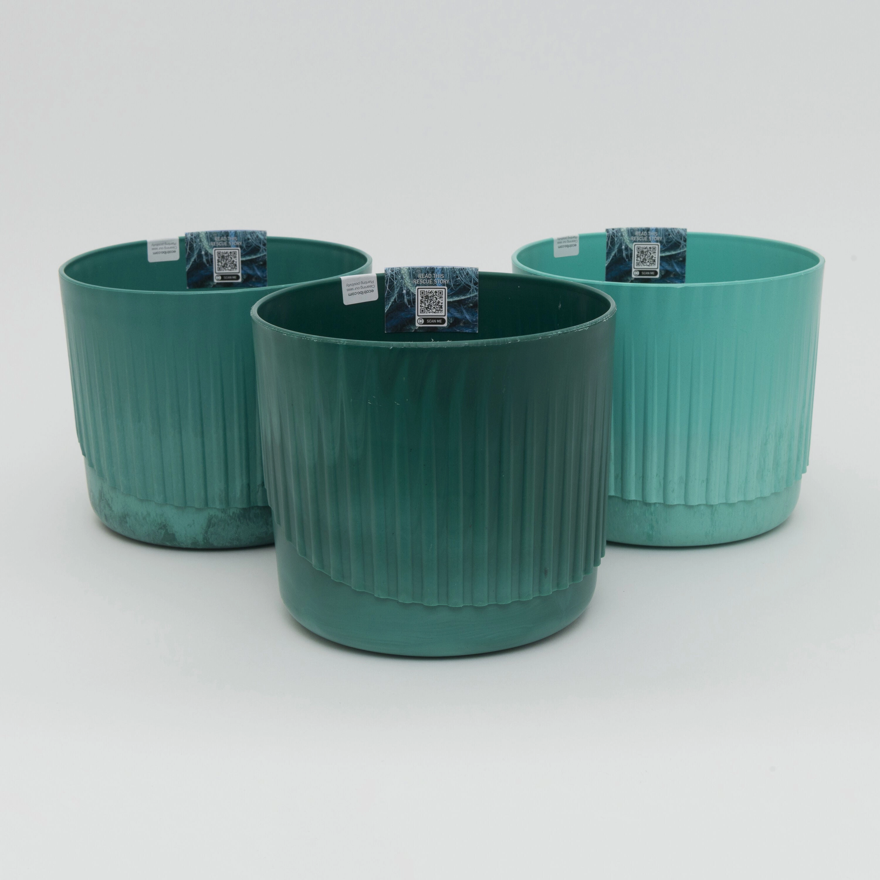 Ecotribo Large Ocean Plastic Plant Pot