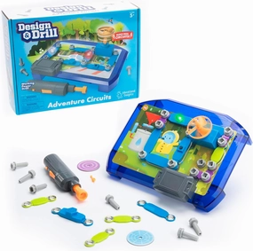 Educational Insights Design & Drill Adventure Circuits, STEM Toy, 63 Pieces, Ages 5 