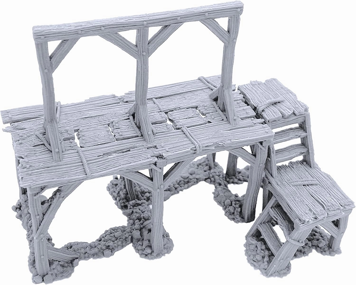 EnderToys Gallow Square by Printable Scenery, 3D Printed Tabletop RPG Scenery and Wargame Terrain 28mm Miniatures