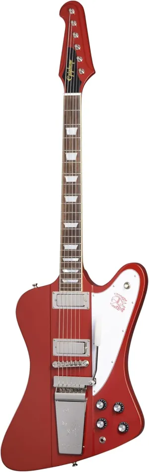 Epiphone Inspired by Gibson 1963 Firebird V, Ember Red with Case