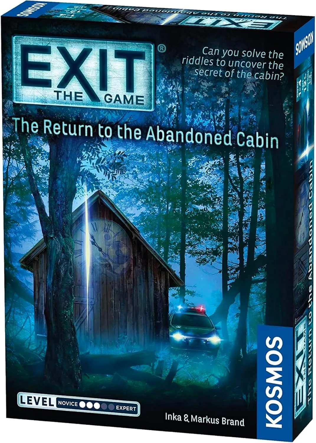 EXIT: The Return to The Abandoned Cabin | EXIT: The Game - A Kosmos Game | Family-Friendly, Card-Based at-Home Escape Room Experience | Collaborative for 1 to 4 Players, Ages 12 