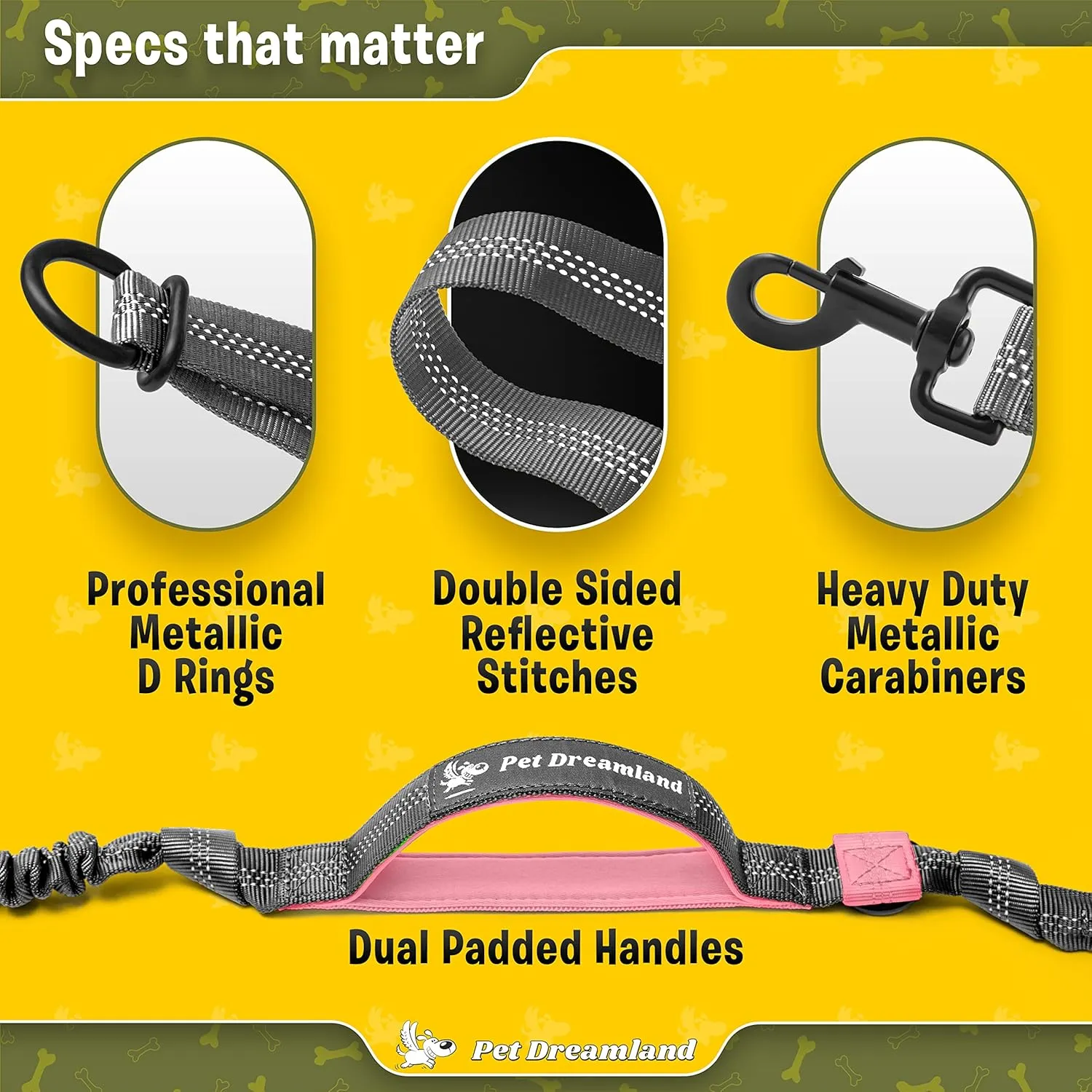 Exquisite Hands-Free Leash for Large Dogs: Ultimate Comfort & Freedom for Running, Walking, Hiking. Premium Quality, Durable & Versatile Waist Belt Leash. Your Dog Will Love It.
