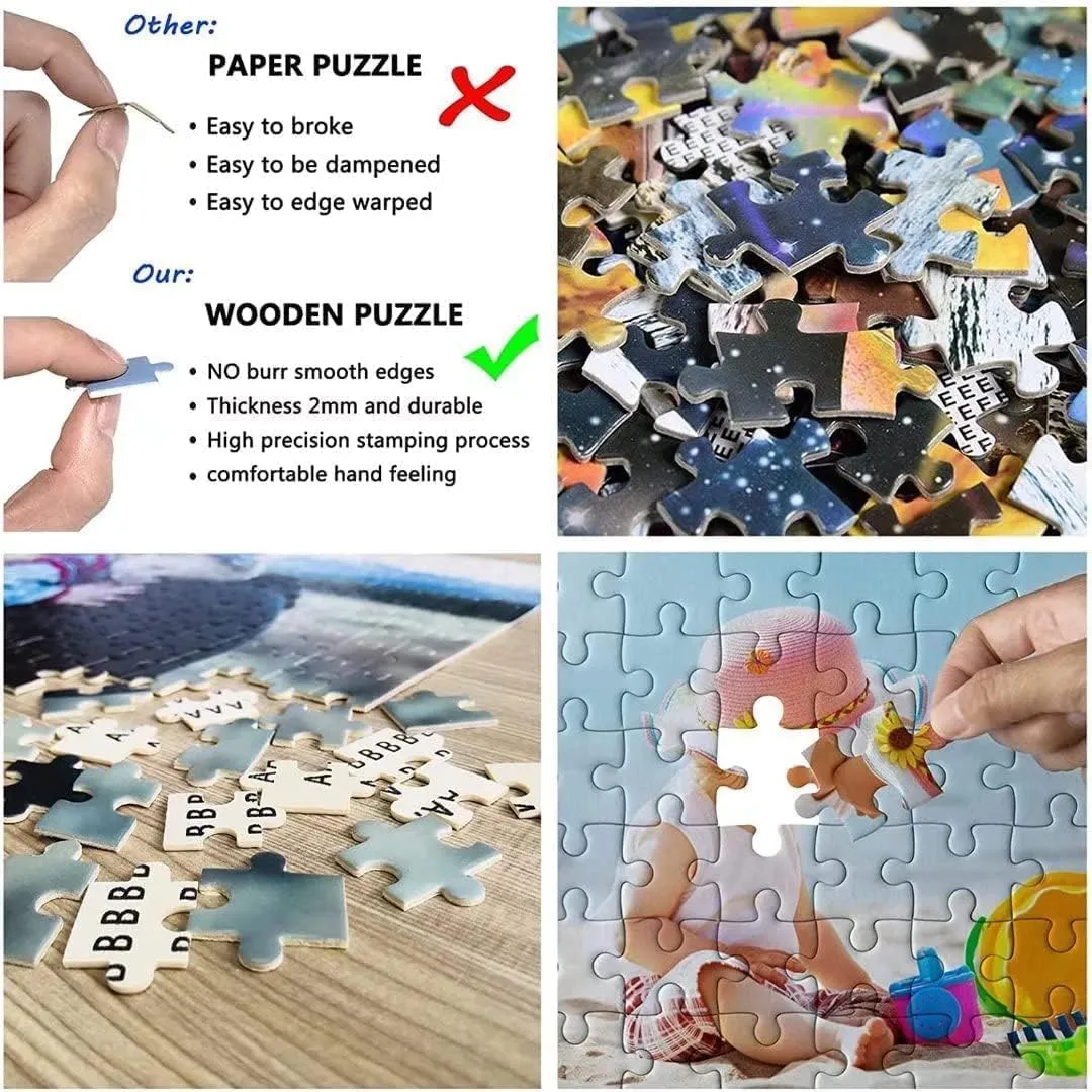 Family Fishing Theme Wooden Puzzle for Home Decor DIY Fun Game Family Educational Games Toys Gifts Jigsaw Puzzle 1000 Pieces