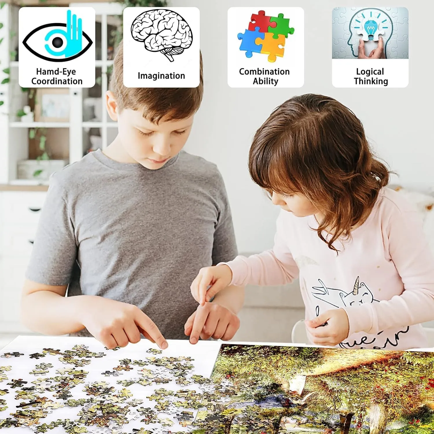 Family Fishing Theme Wooden Puzzle for Home Decor DIY Fun Game Family Educational Games Toys Gifts Jigsaw Puzzle 1000 Pieces