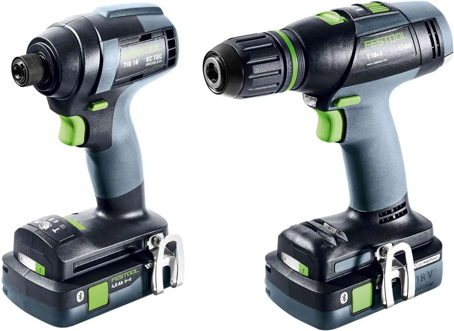 Festool 577615 Impact Driver and Drill set TID18 HPC 18V 4.0 Ah I-Set T18