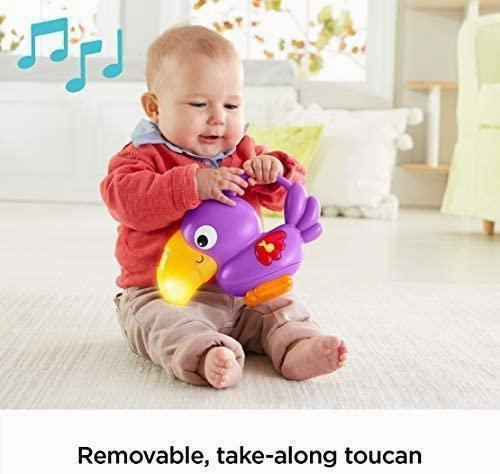 Fisher-Price Rainforest Gym, Baby Playmat with Music and Lights