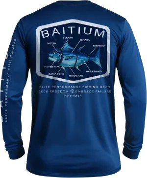 Fishing Shirts for Men, Mens Fishing Shirts Long Sleeve, UPF 50 Quick Dry, Rash Gaurd, Fishing Clothes for Men, Fishing Gear