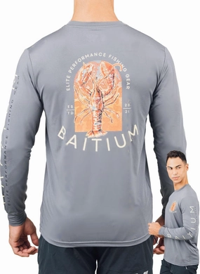 Fishing Shirts for Men, Mens Fishing Shirts Long Sleeve, UPF 50 Quick Dry, Rash Gaurd, Fishing Clothes for Men, Fishing Gear
