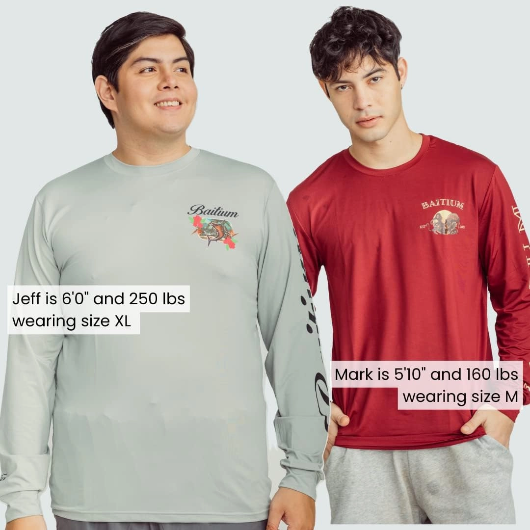 Fishing Shirts for Men, Mens Fishing Shirts Long Sleeve, UPF 50 Quick Dry, Rash Gaurd, Fishing Clothes for Men, Fishing Gear