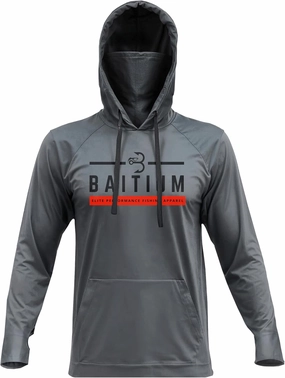 Fishing Shirts for Men,UPF50 Hooded Long Sleeve with Gaiter, Sun Protection Dry Fit Apparel, Face Mask, Fishing Clothes