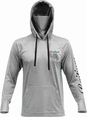 Fishing Shirts for Men,UPF50 Hooded Long Sleeve with Gaiter, Sun Protection Dry Fit Apparel, Face Mask, Fishing Clothes