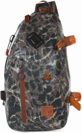 fishpond Thunderhead Submersible Waterproof Fly Fishing Sling Pack - Eco Riverbed Camo