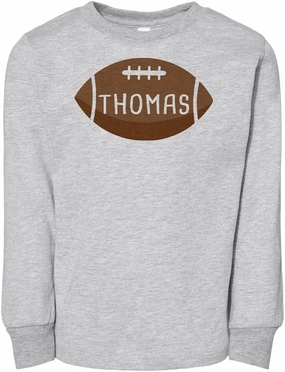 Football Thomas Toddler Kids Long Sleeve T-Shirt