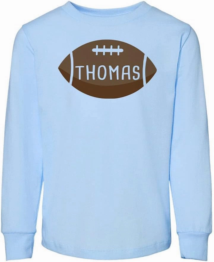 Football Thomas Toddler Kids Long Sleeve T-Shirt