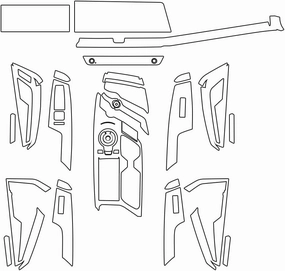 for 2022-2024 Kia EV6 PPF Precut 8.5Mil Car Paint Protective Film TPU HD Film Scratch Protector Interior Accessories