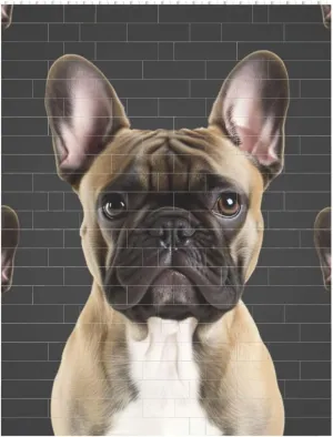 French Bulldog Building Block Puzzle Personalized Building Bricks for Adults Square Shaped DIY Brick Block Puzzles Valentine's Day Gifts for Home Decor Brick Puzzle