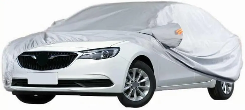 Full Car Covers for Buick Excelle GT Sedan 2010 2011 2012 2013 2014, All Weather Exterior Waterproof Scratch Automobile Apparel Non Slip Clothing Windproof Durable Protective Layer