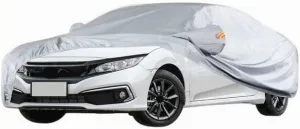 Full Car Covers for Honda Civic 2024, All Weather Exterior Waterproof Scratch Automobile Apparel Non Slip Clothing Windproof Durable Protective Layer