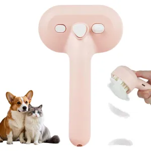 Furry Basics Brush, 2025 New Pet Grooming Brush, Gentle Deshedding Tool for Cats & Dogs, Reduces Shedding, Promotes Healthy Coat-Comes with a hair smoothing comb, Long & Short Haired Pets