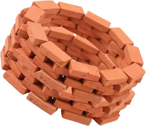 Garneck 150pcs Miniature Bricks DIY Building Blocks for Adults Realistic Fake Mini Craft