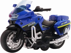 Garneck 1pc Friction Powered Mini Motorcycle for Preschool Car Educational Push and Go Cartoon Motorcycle Lightweight Present