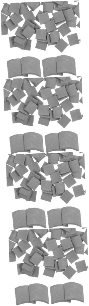 GARVALON 4sets DIY Miniature Roof Tiles Set Small Landscape Roof Tiles for Dollhouse Train Station Architecture Model Mini Decor Present for Boys and Girls 70pcs*4