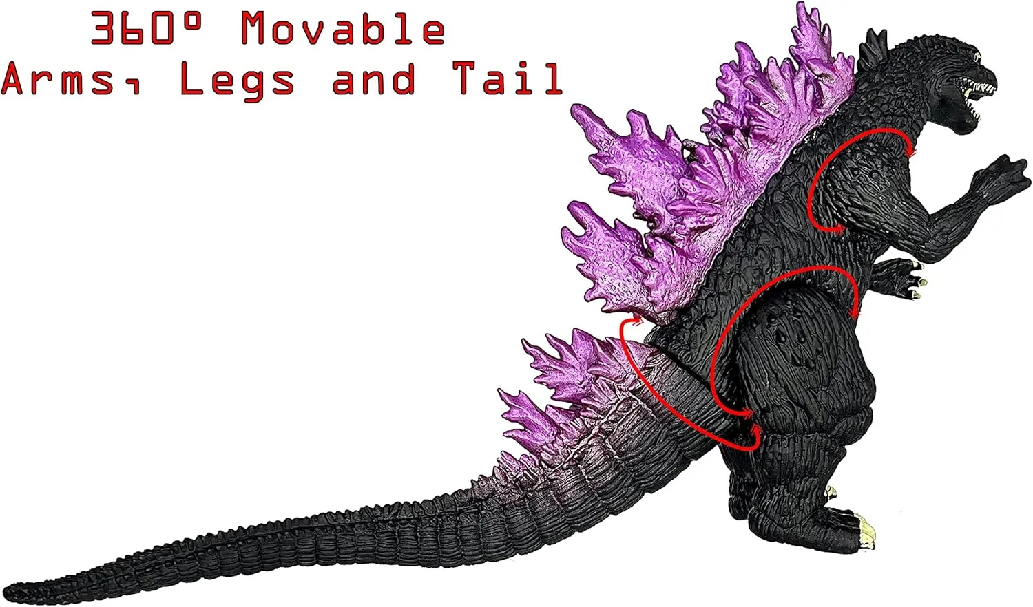 Godzill Toy Action Figure: King of The Monsters, 2020 Movie Series Movable Joints Soft Vinyl