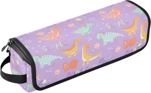 Hair Tool Travel Bag for Women with Iron Mat Dustproof Travel Hair Straightener Bag for Flat Irons, Straighteners, Curling Irons, Animal Dino Roar Cartoon