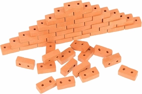 HANABASS 50pcs Boys and Girls DIY Bricks Simulated Models Safe for Play Table Decorations Compact Enhance Creativity
