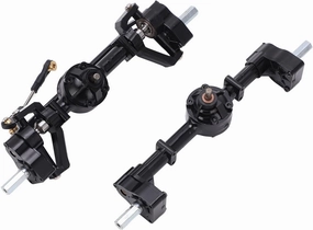 HAOX Front Rear Bridge Axle Gear Box, Small Size Durable Fine Workmanship Front Rear Axle Gear Box with Screw for WPL FY 1:16 RC Car for B14 B24 C14 C24 C34