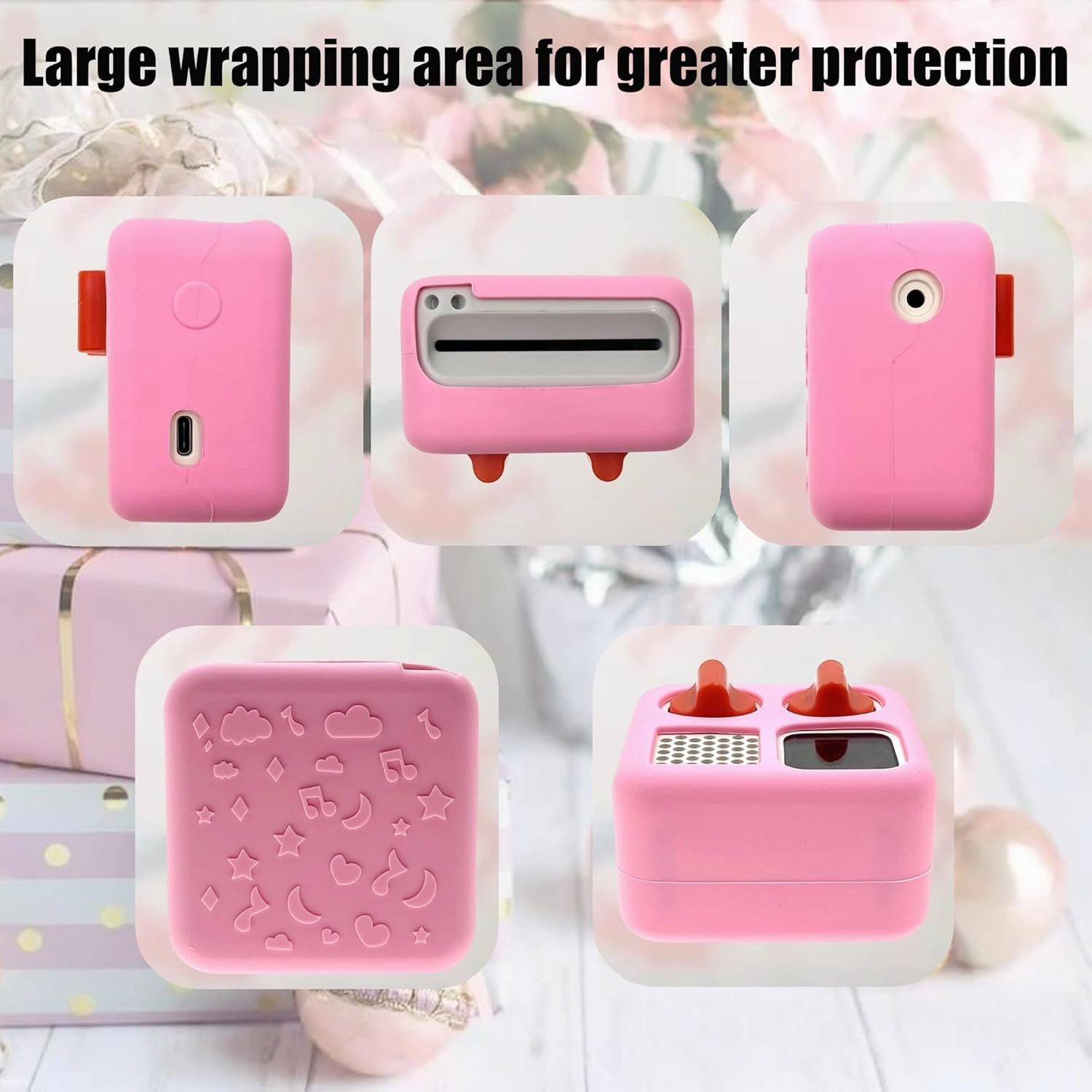 Hard Case Bag and Silicone Shell Cover for Yoto Mini Kids Audio & Music Player. Storage Holder for Children’s Speaker Plays Audiobook Cards and Accessories for Boys and Girls