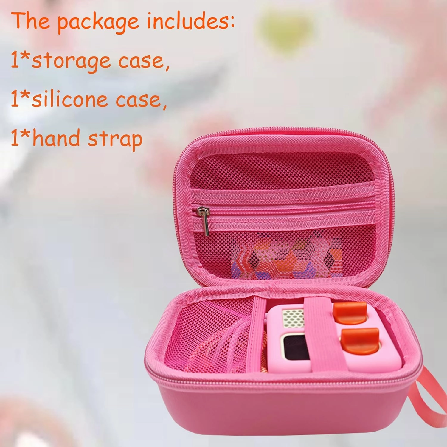 Hard Case Bag and Silicone Shell Cover for Yoto Mini Kids Audio & Music Player. Storage Holder for Children’s Speaker Plays Audiobook Cards and Accessories for Boys and Girls