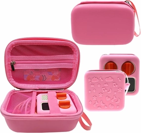 Hard Case Bag and Silicone Shell Cover for Yoto Mini Kids Audio & Music Player. Storage Holder for Children’s Speaker Plays Audiobook Cards and Accessories for Boys and Girls