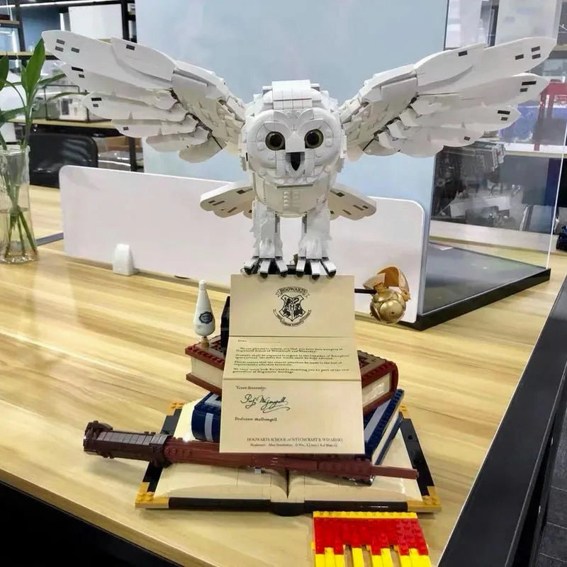 Harry Potter MOC UCS Hogwarts Icons Bricks Toys