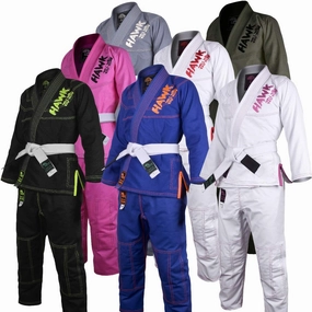 Hawk Sports Brazilian Jiu Jitsu Gi for Kids, Ultra-Light Extra Tough Premium Fabric Kids BJJ Gi