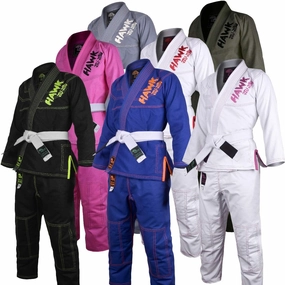 Hawk Sports Brazilian Jiu Jitsu Gi for Kids, Ultra-Light Extra Tough Premium Fabric Kids BJJ Gi